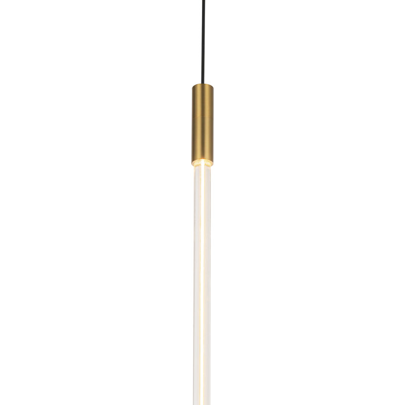 Luminaire suspendu à 1 lumière Motif, H 20,625 po x l 0,75 po x P 0,75 po