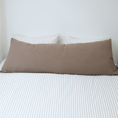 Moomee Body Pillow Cover 100% Washed Cotton Soft Breathable