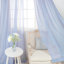 Paire de rideaux semi-transparents avec passe-tringle Rayna-73625234-73625237