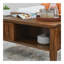 Table basse cannelée moderne Mid Century