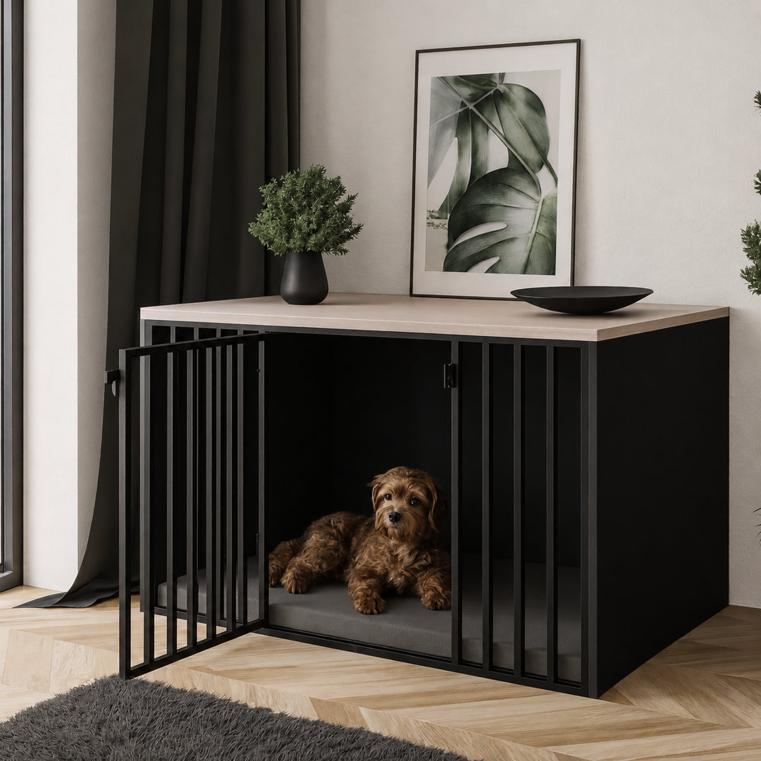 Dog Crate TOBI Kennel Cage Furniture Piece Dog House