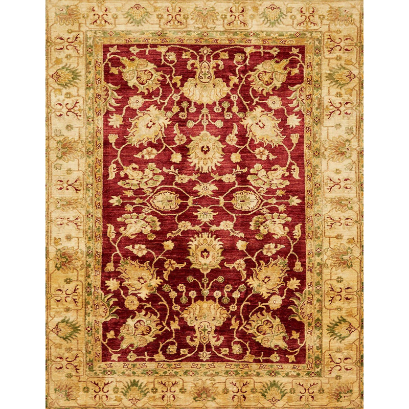 Tapis décoratif multicolore à motif abstrait, Rectangle 5 pi x 7 pi
