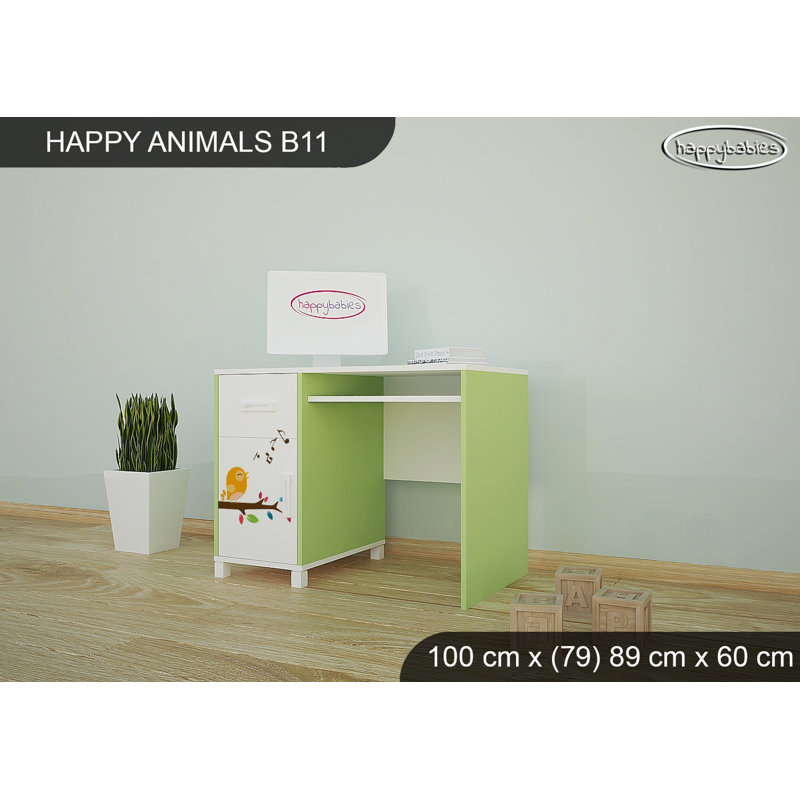 100cm Writing Desk, Green