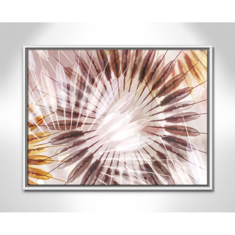 Danse des rayons II par Eva Watts, Blanc, H 19,5 po x l 25,5 po