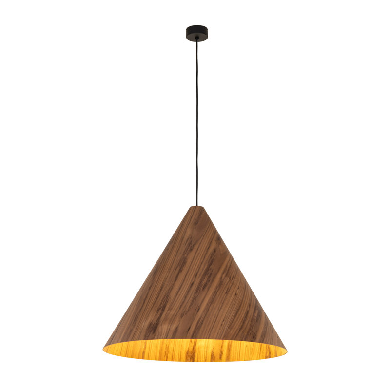 Suspension scandinave en bois SOLIS, Brun