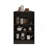 Kitchen Island and Counter Dining Table with Spacious Top Dining Surface, 3 Accessible Side Shelves for Kitchen Storage-128970494