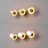 5-Piece Matte Brass All-In-One Bathroom Set with 20" 3-Light Vanity Light