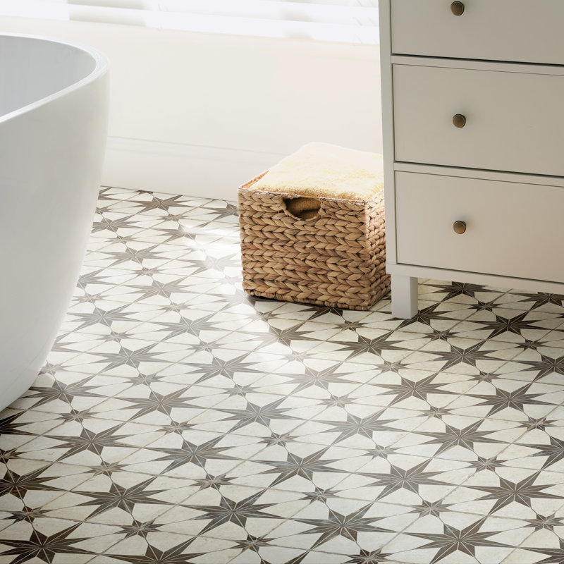Kings Star Supernova 17-3/4 In. X 17-3/4 In. Porcelain Floor And Wall Tile