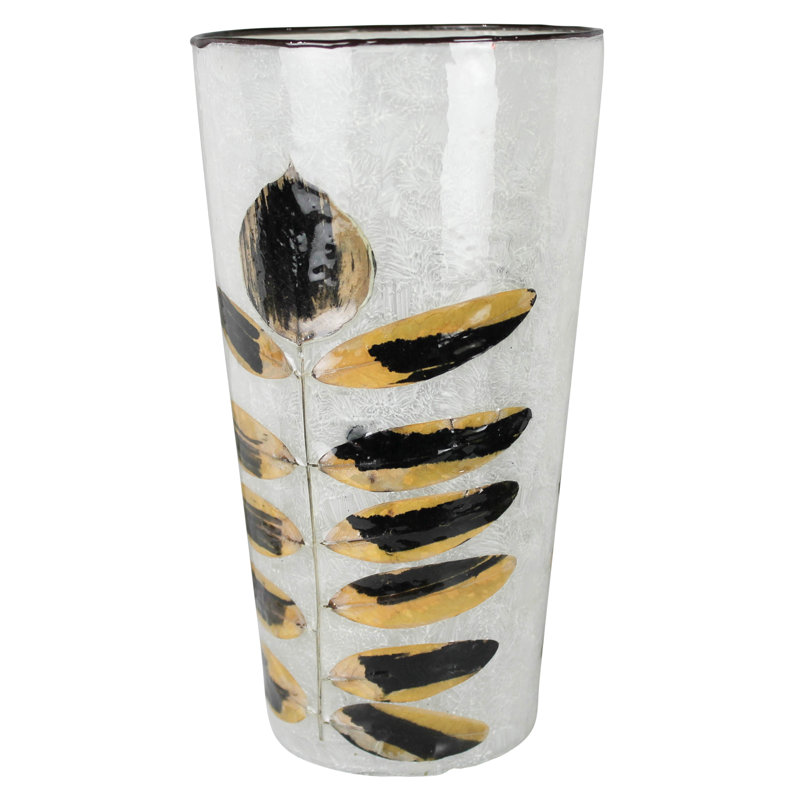 Vase en émail peint