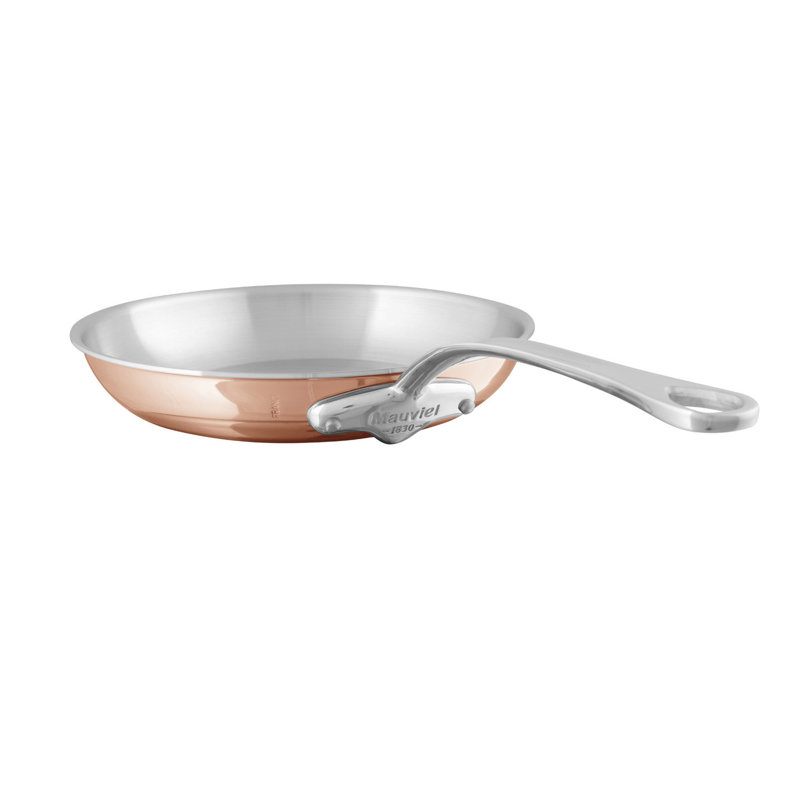 Mauviel M'6 S Copper Frying Pan With Cast Stainless Steel Handle