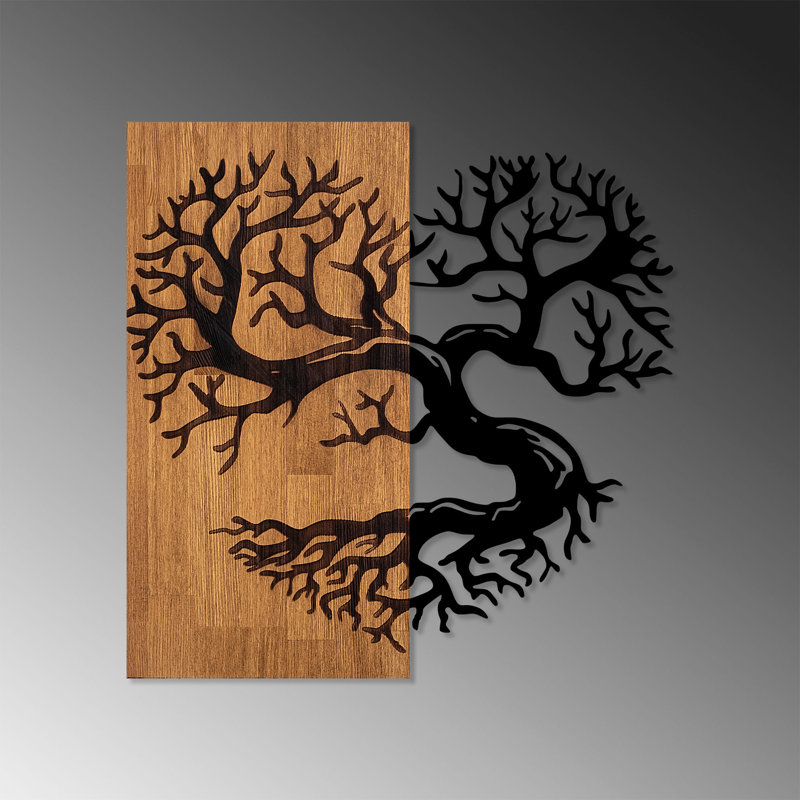 Décoration murale en bois