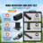 Outdoor Retractable Pergola with Sun Shade Canopy Aluminum-106897478-106897480