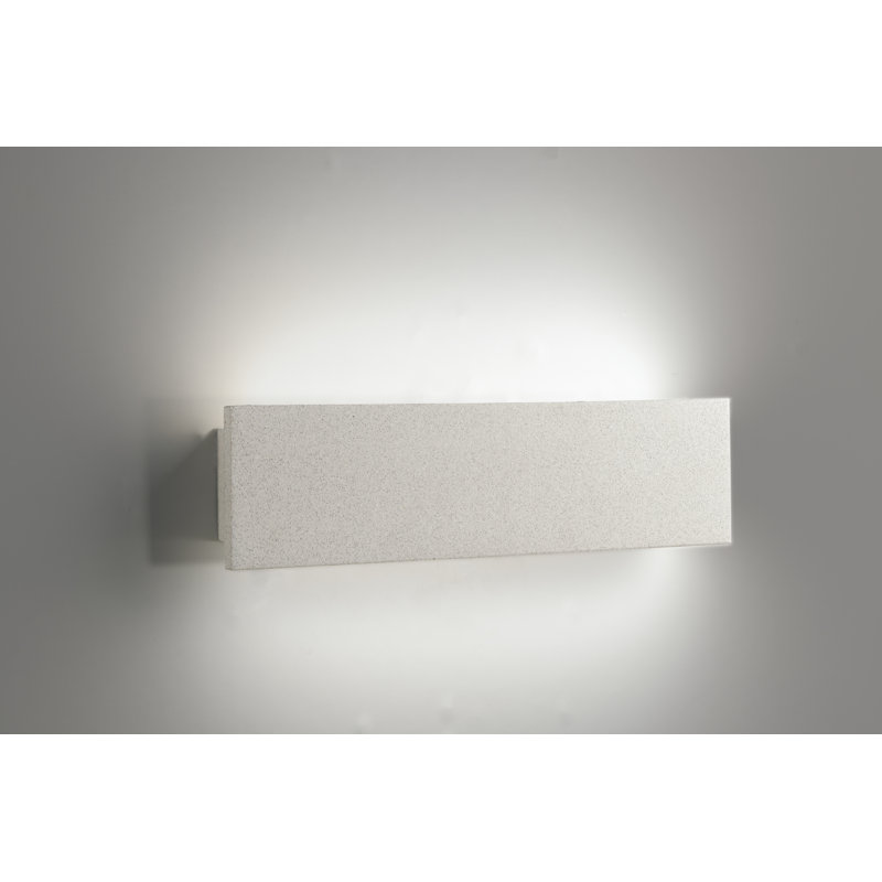 White 10.2cm H Integrated LED Outdoor Flush Mount