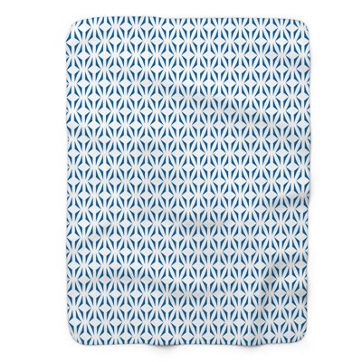 Geo Shapes - Couverture sherpa de qualité supérieure 1 pièce