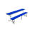 AmTab Manufacturing Corporation Rectangle Bench Cafeteria Table-11172822