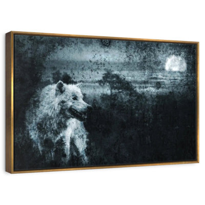 Loup solitaire blanc