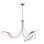 Aerial 5 - Light Unique / Statement Geometric Chandelier