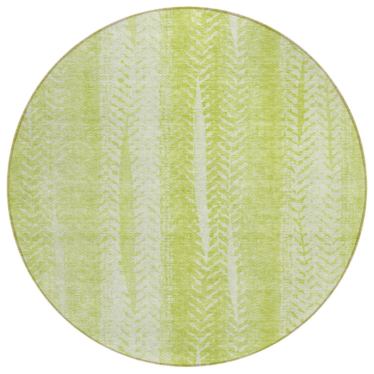 Jannai Washable Abstract Indoor / Outdoor Rug