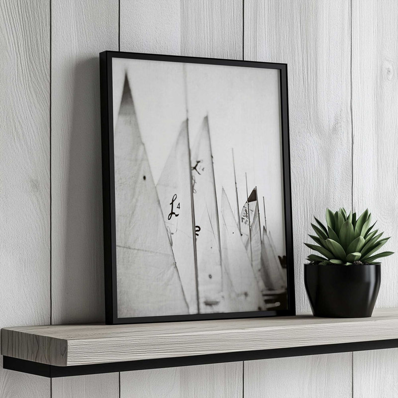 «L14 # 2» par Alicia Bock, L 30 x H 40, Framed Print, Black