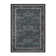Vintage Floral Washable Black Indoor Area Rugs for Living Room Bedroom, Boho Non-Slip Forest Carpet Rug for Entryway