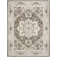 Tapis ivoire brun rétro 5 pi 3 po x 7 pi Lafever-24458543