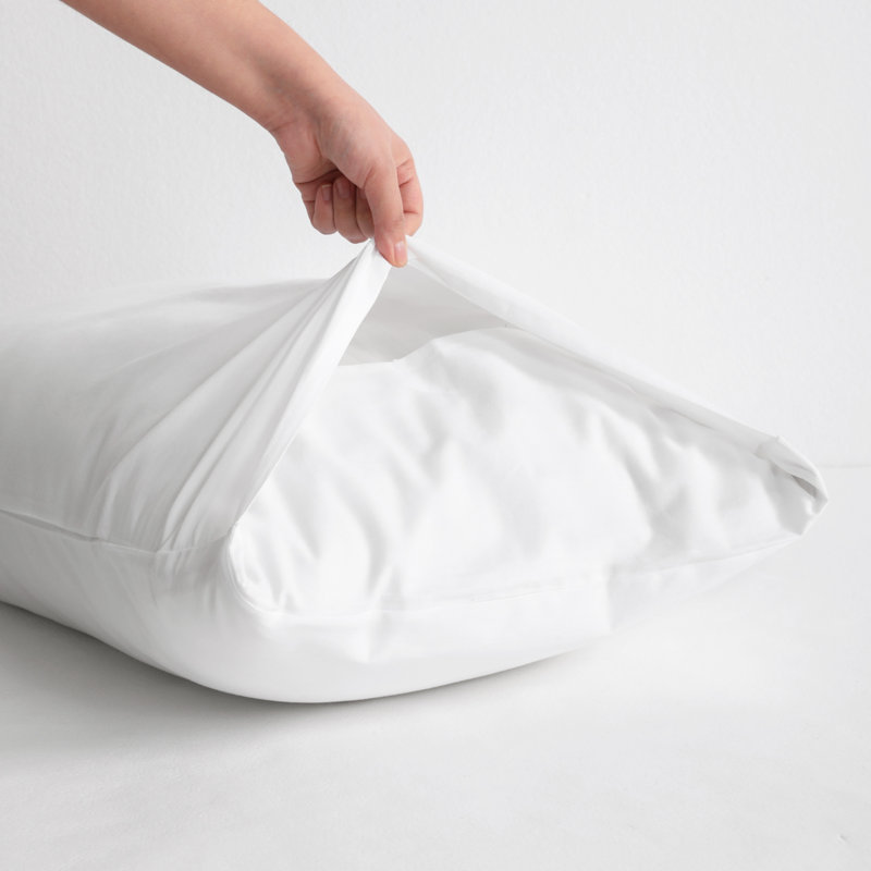 1 housse de coussin pour le corps, housse de coussin en coton, fermeture à enveloppe, 20 x 54 pouces - NTBAY, Blanc