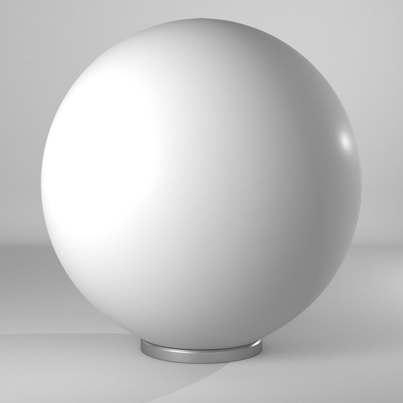 Lampe de table Mia, Argent, H 12,25 po x l 11,75 po x P 11,75 po