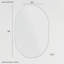Mini Marsheena 22 po X P 28 po Miroir de salle de bain H
