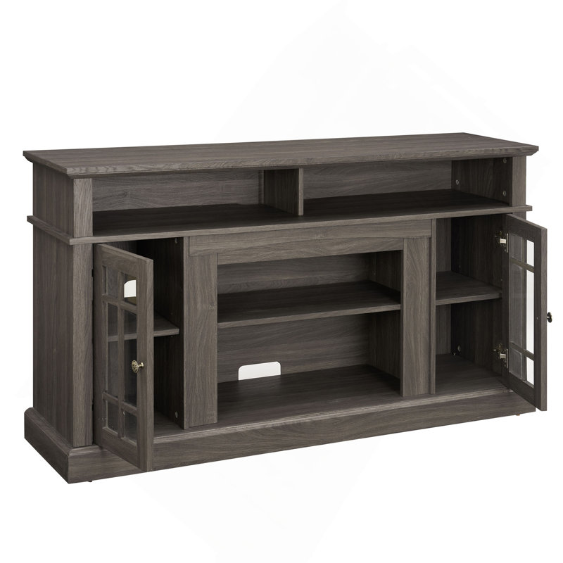 Meuble télé Classic Classic, Noir + noyer foncé, Mdf