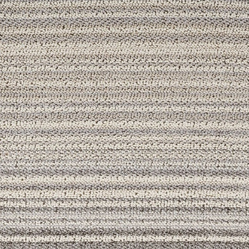 Tapis abstrait gris et beige 8 pi