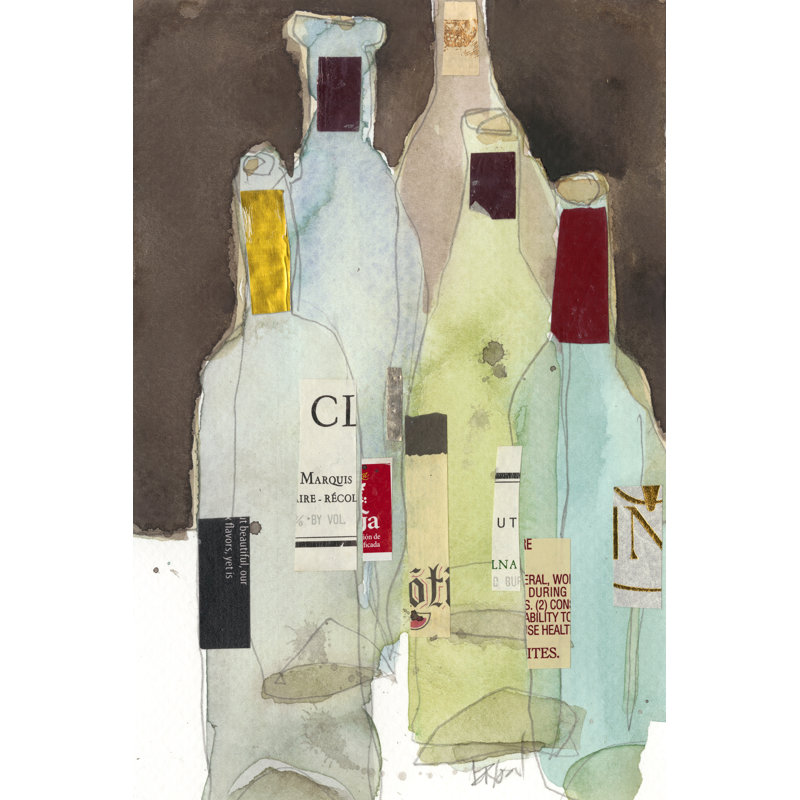 Wines And Spirits III by Samuel Dixon - Wrapped Canvas Painting, 122cm H x 81cm W