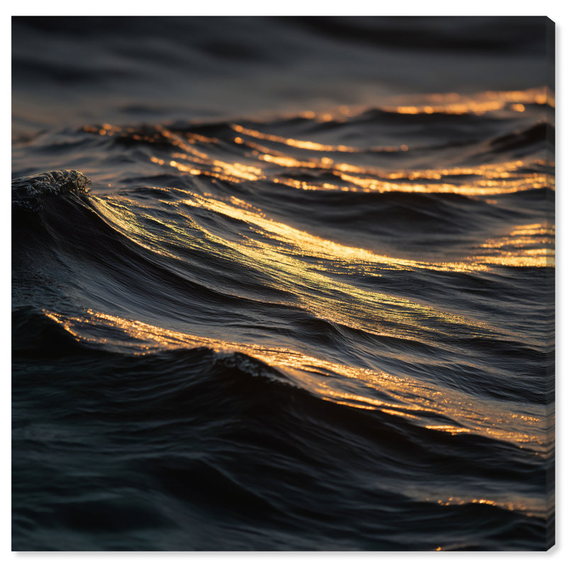 Sunset Sea II Print by Oliver Gal, 16" H x 16" W, Gallery Wrapped