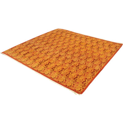 Tapis décoratif en laine noué à la main de conception unique 10 pi x 10 pi 2 po noué à la main New Age Paki
