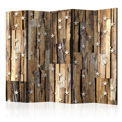 Amherst 172cm H Solid Wood Folding Room Divider