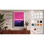 Vaporwave Mountains Retro - Wrapped Canvas-131761551-131761554