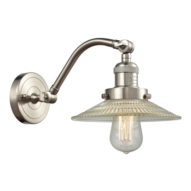 Appliquee à bras 1 lumière à intensité réglable Katalina, Nickel satiné brossé