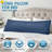 Memory Foam Body Pillow 20x54 Inch Long Bed Pillow Blue