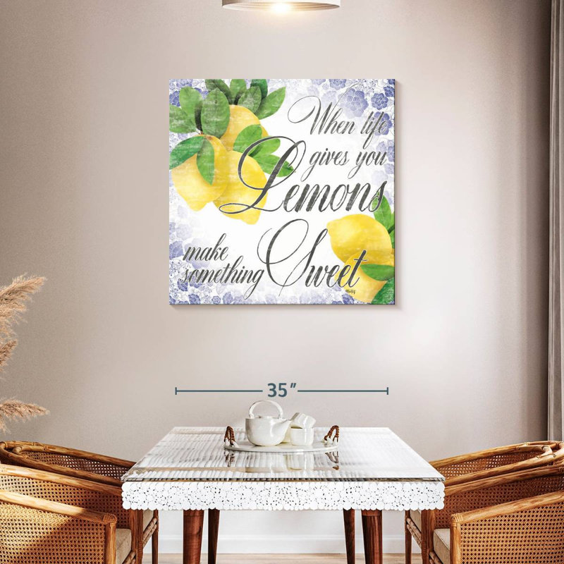 Citrons d'été Tergel II, H 36 po x l 36 po
