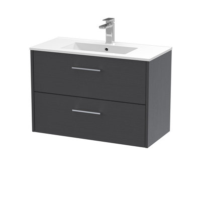 Juno 800mm Single Bathroom Vanity with Integrated Vitreous China Basin