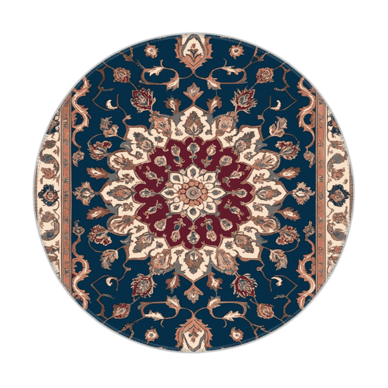 Tapis d'intérieur et d'extérieur Tabriz, Rond 5 pi