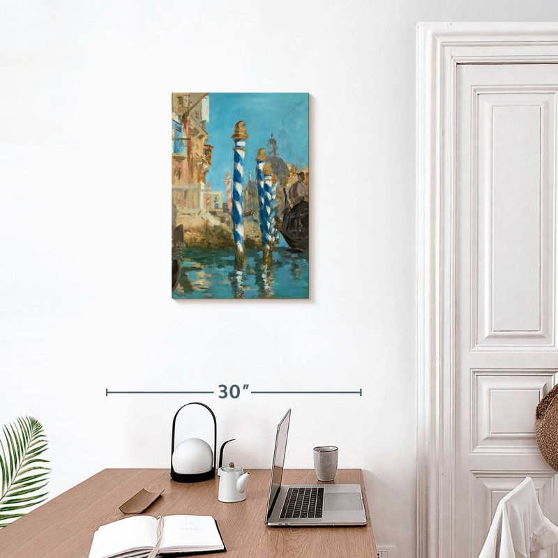 Aime le Grand Canal 1874, H 24 po x l 16 po