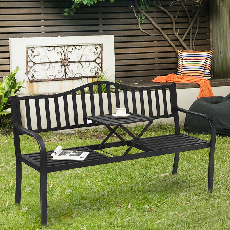 Reposa Steel Outdoor Bench
