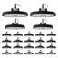 12 en 200 watts 5000 W à intensité variable intégrée UFO High Bay Light 32 000 lumens classé AC100-277V homologué DLC-121142012-121142014