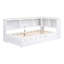 Lit de jour simple avec lit gigogne, armoires de rangement et ports USB-1929455141