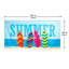 Serviette de plage en microfibre Aanshi