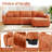 Modular Sectional Sofa With Movable Ottoman