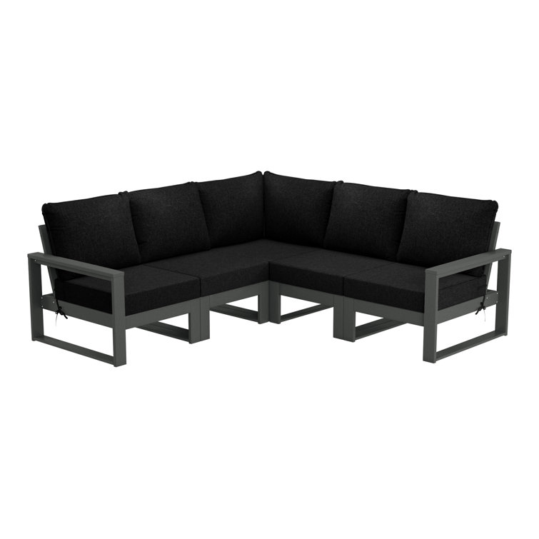 Patio 5-Piece Deep Seating Set With Frame