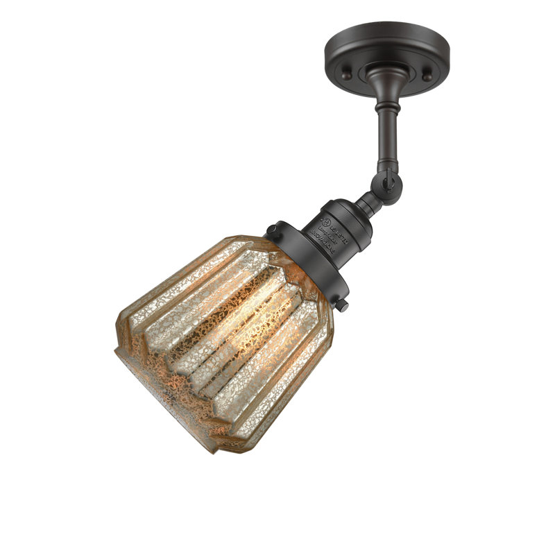 Vinson Armed Sconce, Oil Rubbed Bronze, Mercury