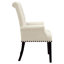 Chaise rembourrée avec accoudoirs