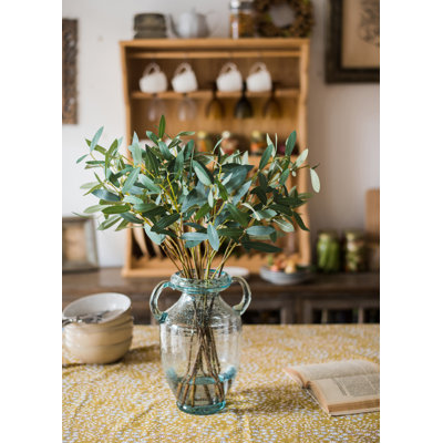 Artificial Olive Leaf Stem